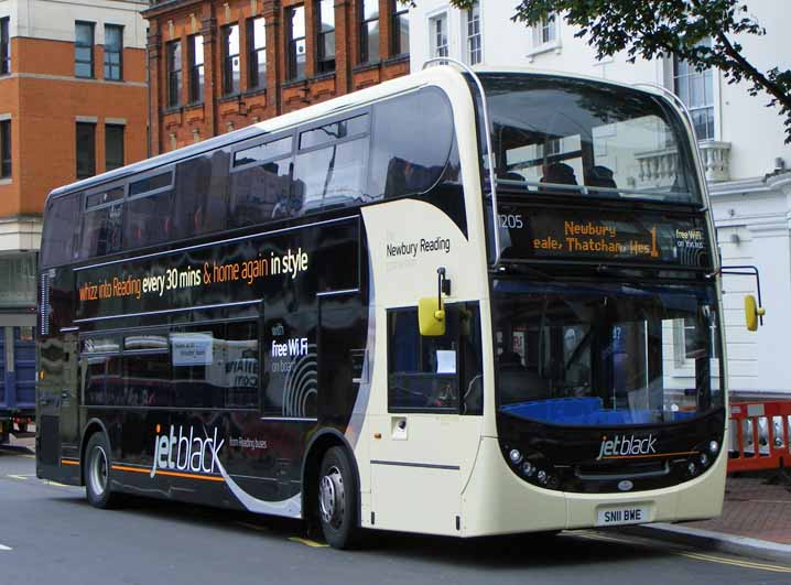 Reading Buses Jet Black Enviro400 1205